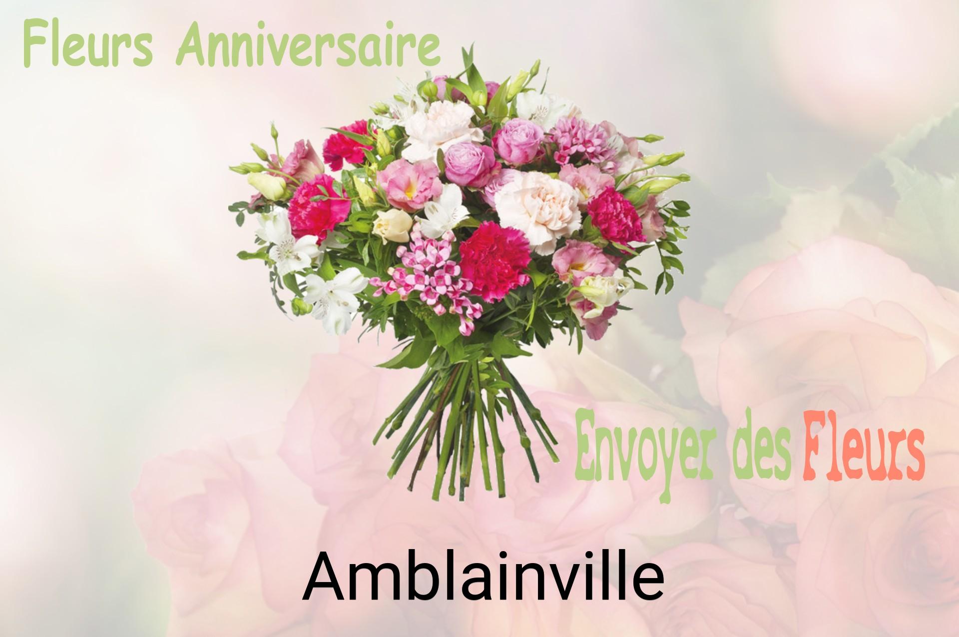 Bouquet de fleurs d’anniversaire livré à Amblainville